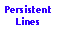 Neutral Atom Persistent Lines 